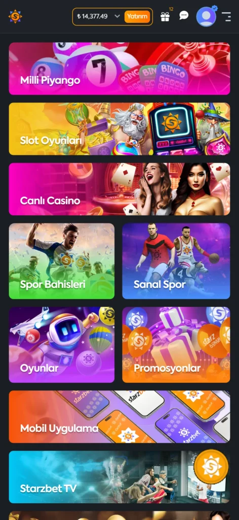 Starzbet giriş
